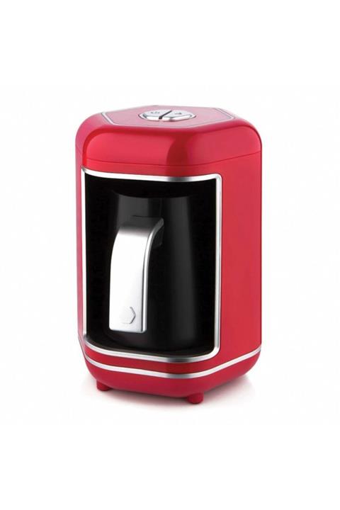 King K 605 Kısmet Kahve Makinesi Kırmızı