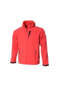 Cresta Erkek Kırmızı Outdoor Kapüşonlu Softshell Ceket