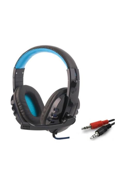 POLYGOLD Pg6960 Oyun Kulaklığı Gaming Headphone Mikrofonlu Pc Kulaklık Mavi