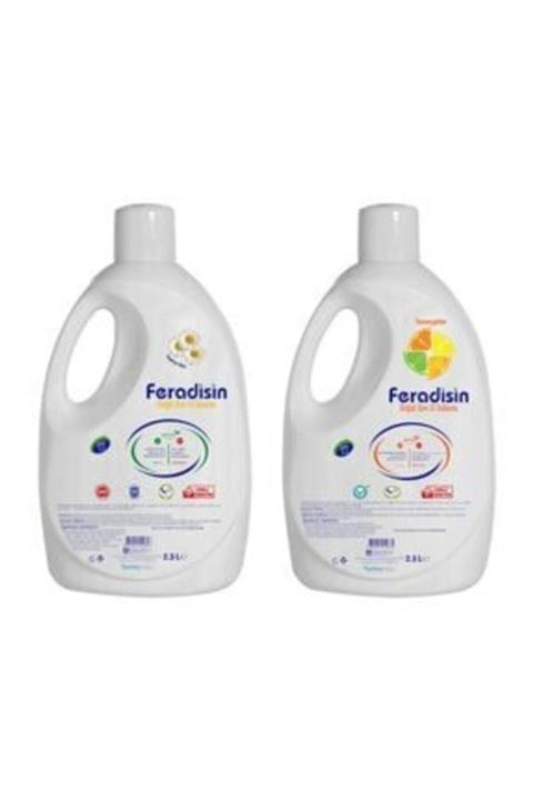 FERADİSİN Papatya + Turunçgiller Sıvı Sabun Ekonomik Set 2500 Ml X 2