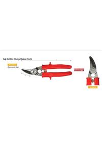 Çağlayan M-240-b Sol Düz Olukçu Makas Yaylı 240mm