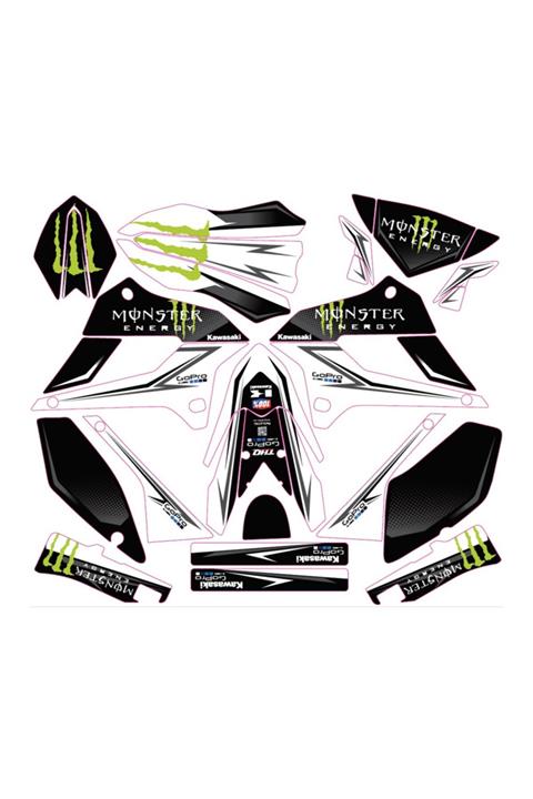 Accessorypart Kawasaki Klx 250 Sticker Seti Mnstr