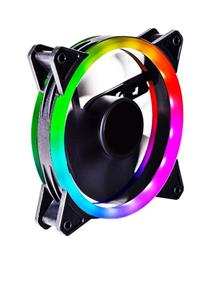 DTS Teknoloji Concord C-892 Rgb 3 Renk Rainbow Gökkuşağı 12cm Kasa Geniş Fan