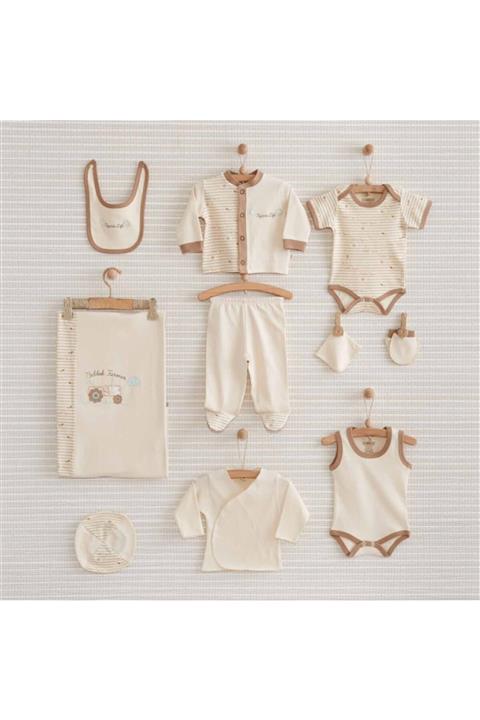 Bebbek Organic Farmer 10 Parça Bebek Hastane Çıkış Seti