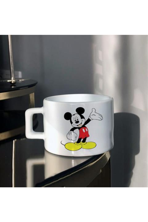Hediyexpres Mickey Mause Baskılı Çay Kahve Fincanı