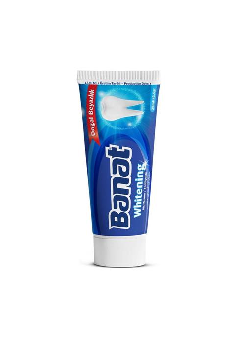 Banat Whitening Beyazlatıcı Diş Macunu 25 ml (42.5 GR)