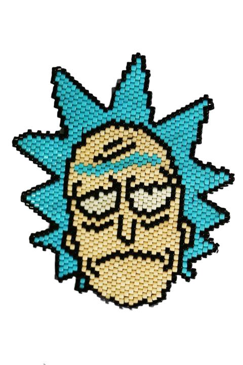 goyaluna Rick And Morty Rick Miyuki Rozet Broş