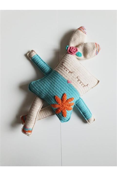 LAURELS Organik El Örmesi Yastık Amigurumi
