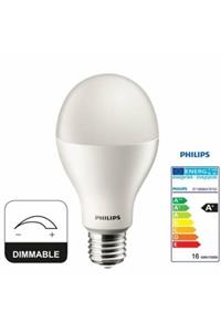 Philips 16w =100 Led Ampul / 1521 Lumen /dim Edilebilir(dimmable) E27 Duylu / Corepro / Sarı Işık(2700k)