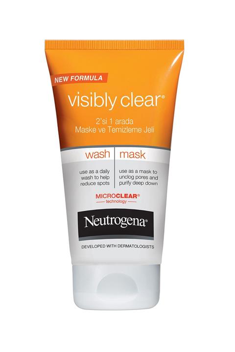 Neutrogena Visibly 2'Si 1 Arada Maske Ve Temizleme Jeli 150 ml