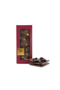 Nin Chocolate Yaban Mersini-framuaz-antep Fıstığı Çikolata Rüyası Sütlü Tablet Çikolata 119g