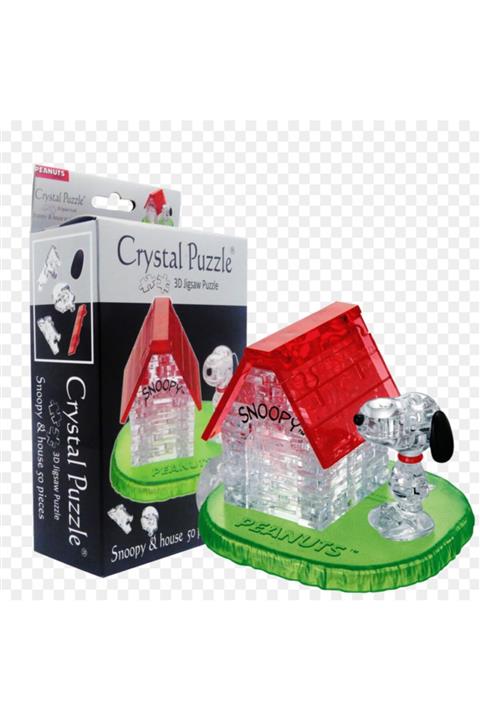 CRYSTAL PUZZLE Snoopy & House Lisanslı