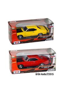 Vardem 1:24 1969 Dodge Coronet Süper Bee Model Araba