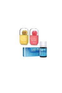 ColdMix %100 Doğal Balmumu 2'li + Vazelinli Pamuk Kulak Tıkacı 2'li + Inhaler Damla 5 Ml