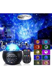 Butfulake Starry Projektör Bluetooth Hoparlör Gece Lambası Parti Işığı