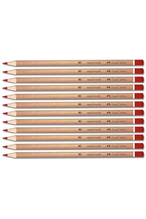 Faber Castell Naturel Kırmızı Renkli Kurşun Kalem 144 Lü Paket (1132419001)