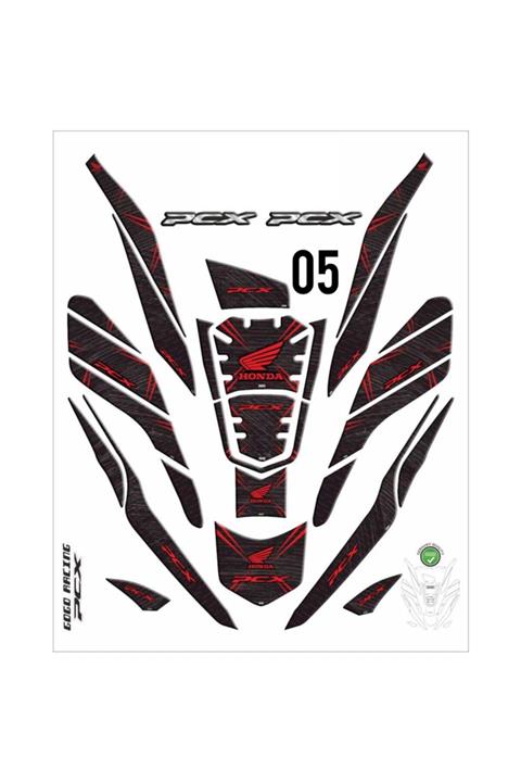 Gogo 26 Parça 2021 Honda Pcx 125 Tank Pad Seti