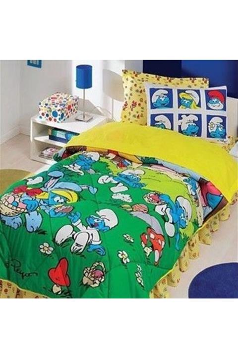 Taç Şirinler Lisanslı Uyku Seti