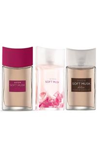 AVON Soft Musk Soft Musk Delice Ve Soft Musk Delice Velvet Berries Kadın Parfüm Paketi