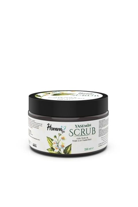 HOMMCOZMETİC Homm Life Yaseminli Yeşil Çaylı Bitki Tanecikli Scrub 250ml