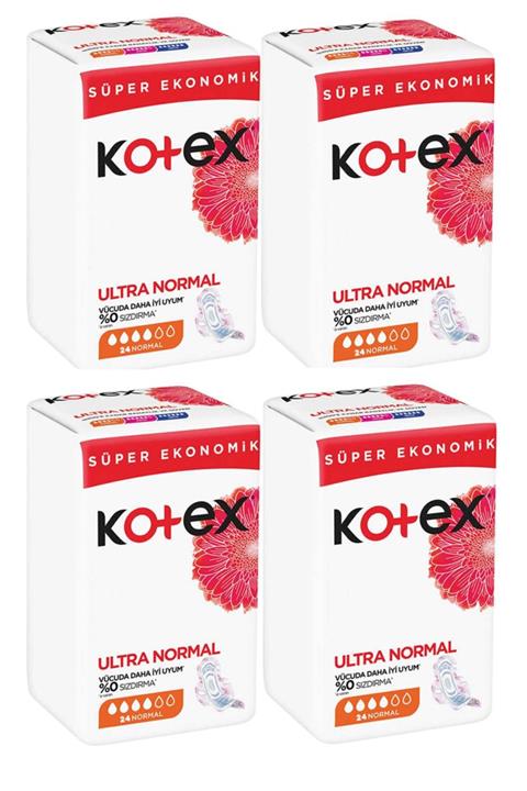 Kotex Ultra Hijyenik Ped Normal 24'lü 4 Adet