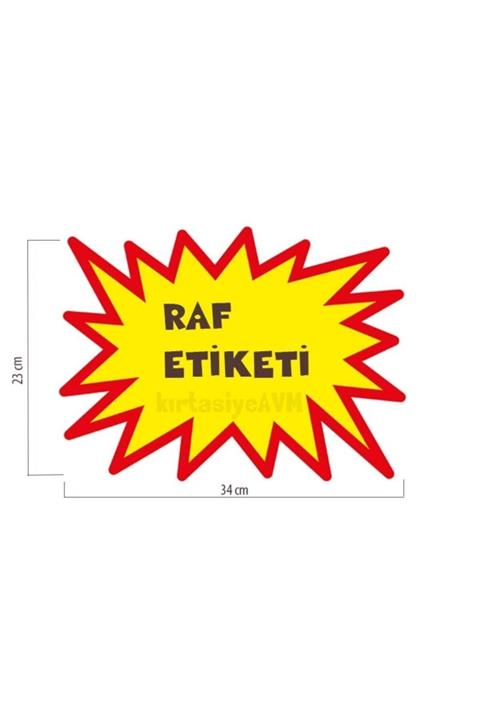 MT Market Raf Önü Yıldız Indirim Etiketi 23x34 Cm.50 Li Pk.