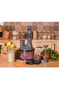 Bambum Monster - 1700 Watt 5'li Blender Seti Gri