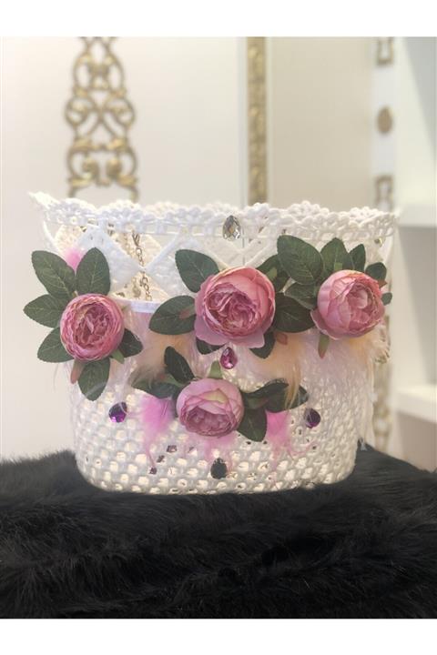 Mor İnci Plaj Çantası