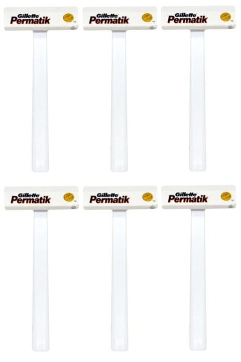 Gillette Permatik Tıraş Bıçağı 6'lı Poşet Kullan At T38745
