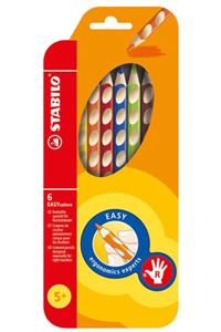 Stabilo Easycolors Sağ El Kuruboya Kalemi 6 Renkli