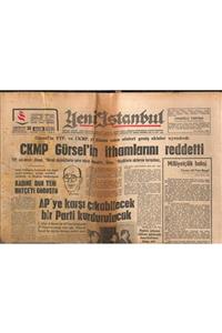 Gökçe Koleksiyon Yeni Istanbul Gazetesi 30 Kasım 1963 Karadeniz'de Dün Iki Gemi Karaya Oturdu