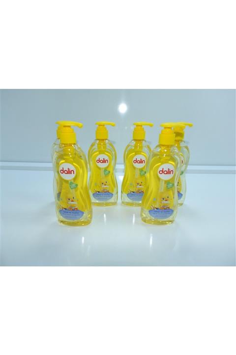 Dalin Unisex Bebek Dalın Saç Ve Vücut Şampuanı Rahat Ve Mutlu 400 ml 6 Lı Paket