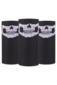 Knmaster Danger Buff Bandana Boyunluk Maske Saç Bandı 3'lü Paket