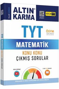 Altın Karma Yayınları Tyt Matematik Konu Konu Çıkmış Sorular