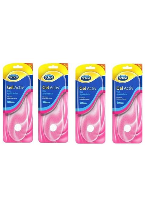 Scholl Jel Formunda Düz Ayakabılar Için Tabanlık*4 Adet