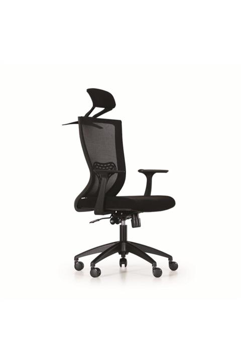 GOLDSİT New Quatro Fileli Yönetici Koltuğu - Siyah Kumaş New Quatro 000 T Kumaş
