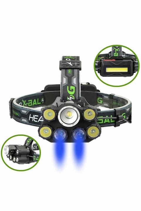 Watton Güçlü Kafa Feneri Çok Fonksiyonlu Ledli Wt-247