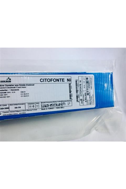 Oerlikon Cıtofonte Ni 2,5x300 Pik Döküm Kaynağı Elektrodu 50 Adet