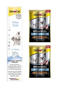 Gimcat Yavru Kedi Başlangıç Paketi Kitten Paste 50gr + Kitten Sticks Yavru Kedi Ödülü