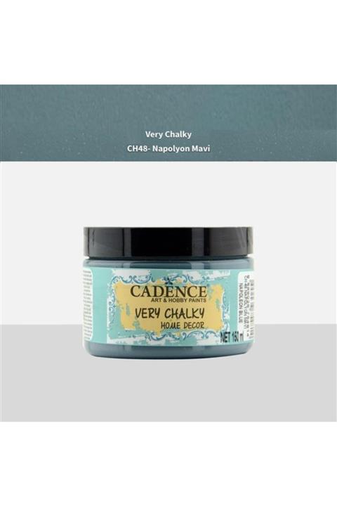 Cadence Very Chalky Home Decor Mobilya Boyası 150 ml. 48 Napolyon Mavi