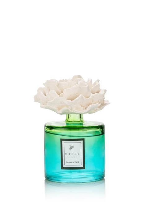 Missi Turkuaz Silindir Şişe Geceyarısı Çiçeği Kokulu 500 cc