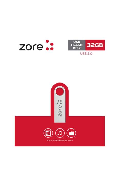 zore Metal Usb Flash Disk 32gb Renk Gümüş