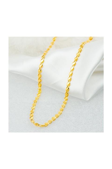 Bilezikci Pullu 14 Ayar Sarı Altın Zincir