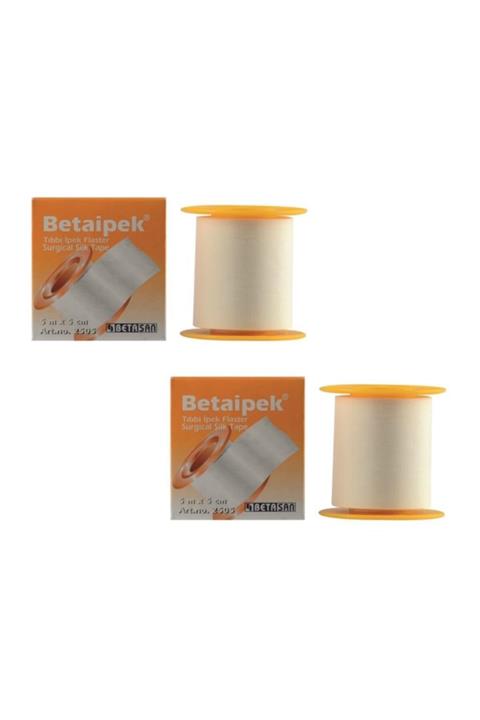 BETAİPEK B2505 Tıbbi Ipek Flaster 5m X 5cm 2 Adet