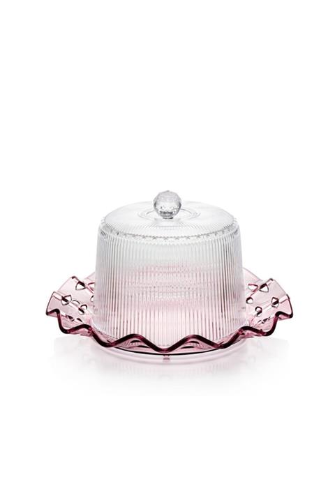 EW's Kitchenware Akrilik Barok Mürdüm Delikli Fanus