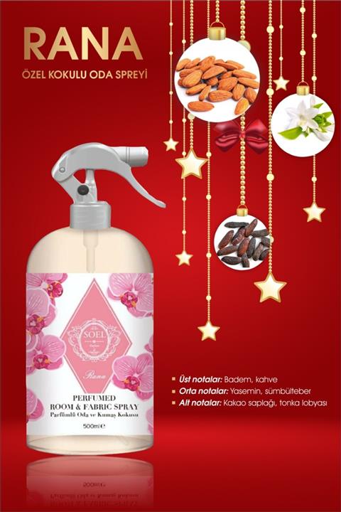 soel Parfüm Kokulu Oda Spreyi Rana 500 ml