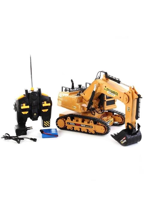 GÜVEN Yılın Ilk Fırsatları - 2.4 Ghz Paletli Kumandalı Şarjlı Kepçe Xm-6810l - ™ Beyaz At®