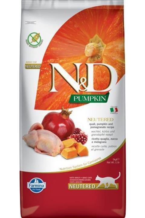 N&D Pumkın Bıldırcın&nar 5 Kg Kısırlaştırılmış Kedi Maması