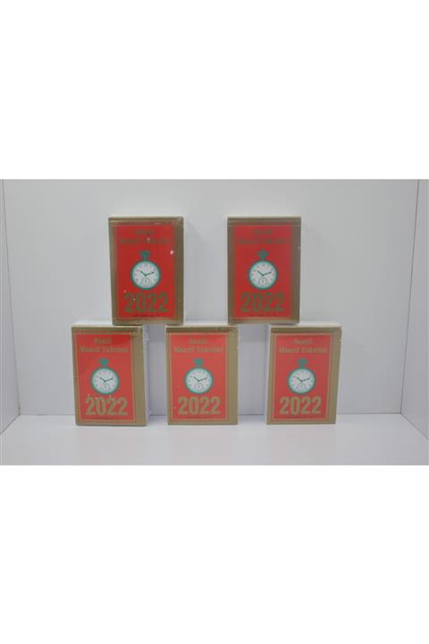 saatli maarif 2022 Yılı Küçük Boy Takvimi 7x11.5 Küçük (5adet)