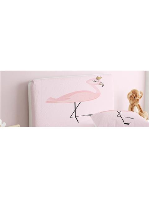 CİCİ TASARIM ÜRÜNLERİ Baza Başlık Kılıfı Taçlı Flamingo